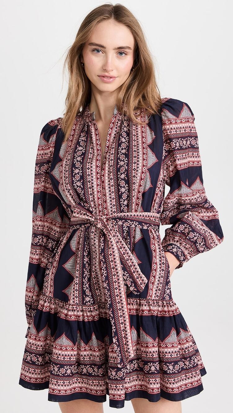 NWOT SEA New York Suzie Print Dress With Belt